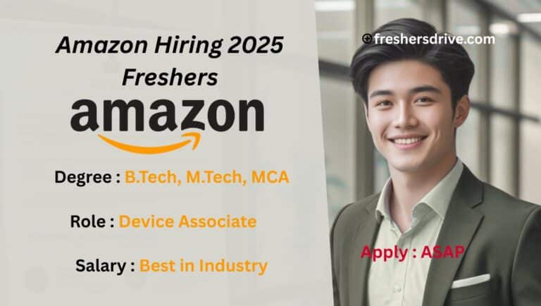 Amazon Hiring 2025 for Device Associate – Apply Online Now