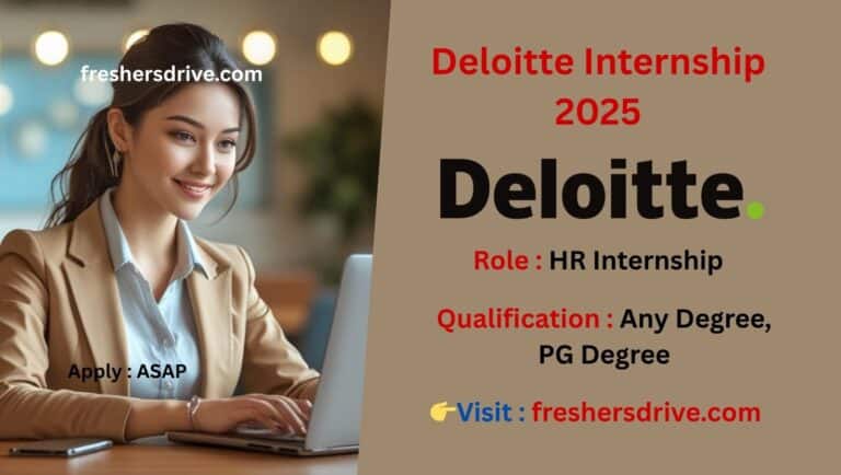 Deloitte Internship 2025 – Team Collaboration at Office