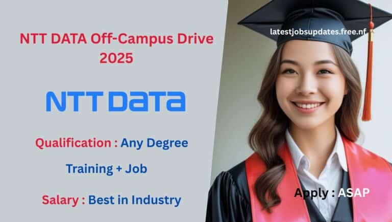 NTT DATA Off Campus Drive 2025 for Trainee Engineer – Apply Online