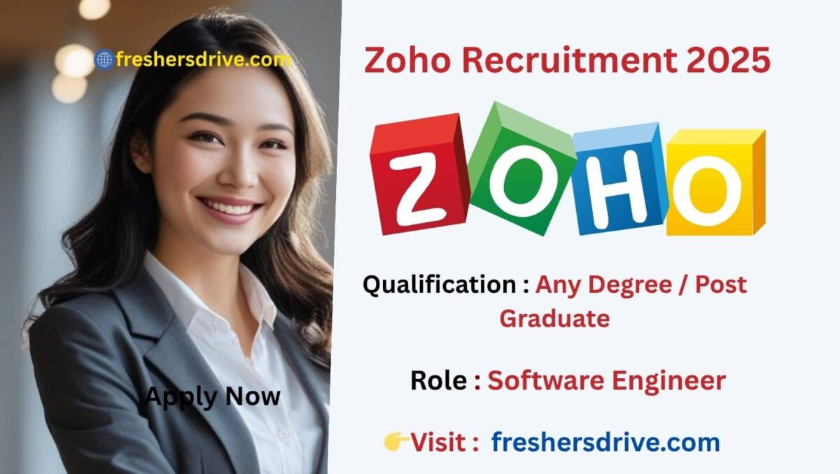 Zoho Recruitment 2025 - Technical Support Engineer Vacancy in Chennai