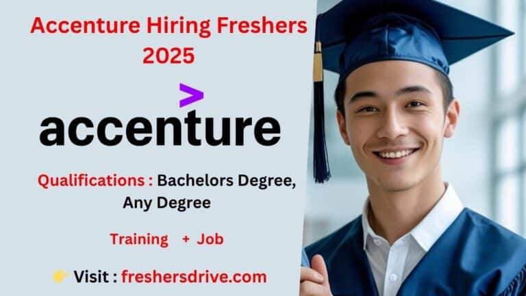 Accenture Hiring Freshers 2025 – Application Support Engineer Jobs in Bangalore