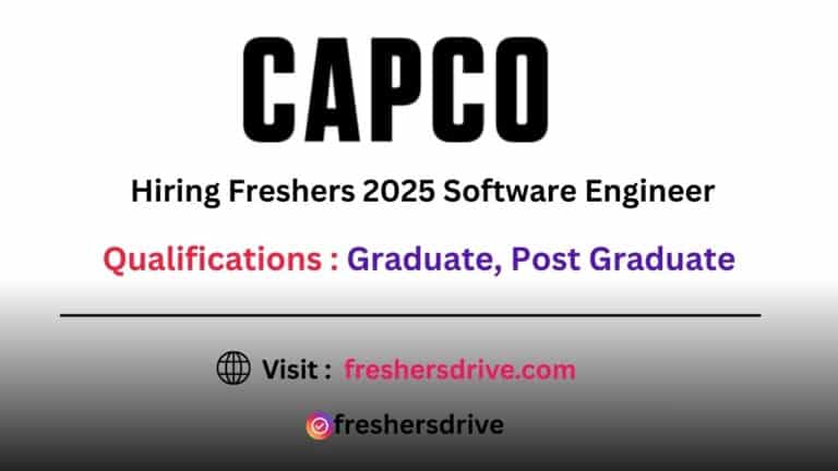 Capco Off Campus Drive 2025 – Junior QA Role in Bangalore