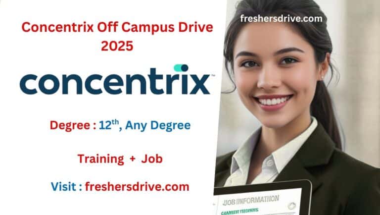 Concentrix Off Campus Drive 2025 – Apply Online