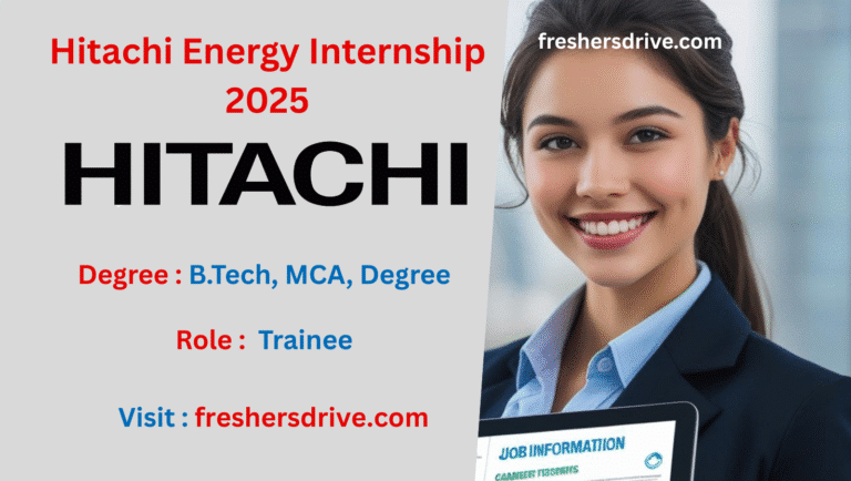Hitachi Energy Internship 2025 - Apply Online for Trainee Role
