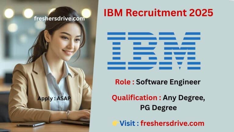 IBM Hiring software Engineers 2025 in Bangalore – Job Opportunity Banner