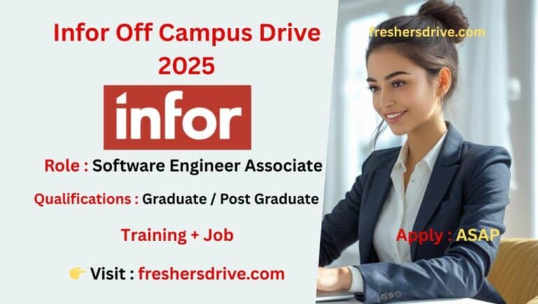 Infor Off Campus Drive 2025 – Software Engineer Associate Job in Hyderabad