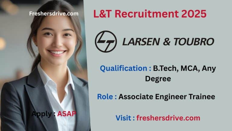 L&T Recruitment 2025 for Associate Engineer Trainee – Apply Online