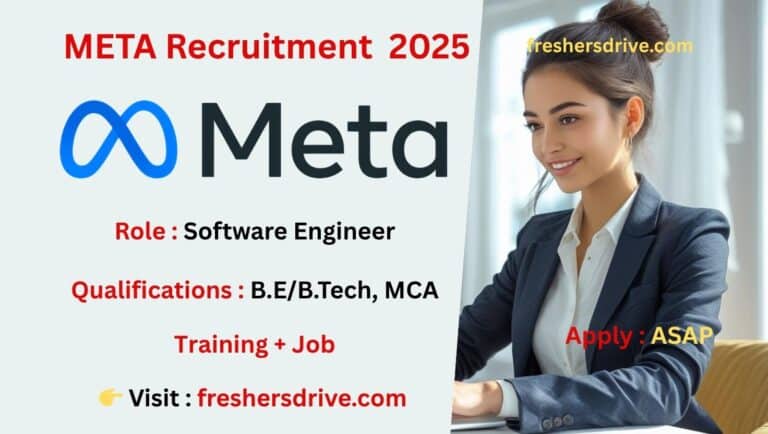 META Recruitment 2025 – Software Engineer Host Networking – Apply Now in Bangalore