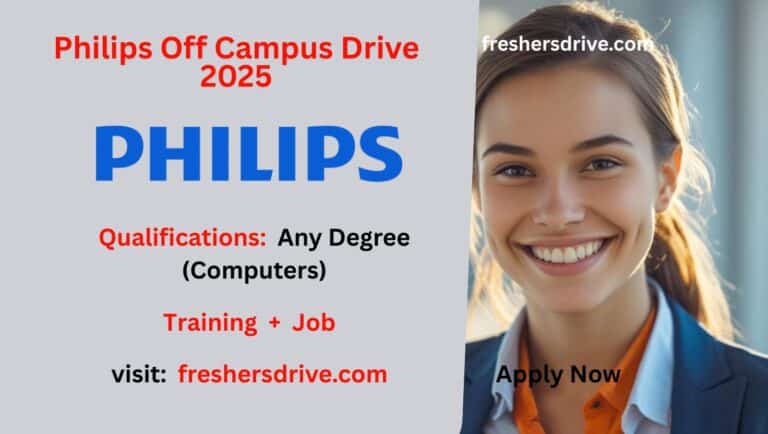 Philips Off Campus Drive 2025 QA Automation Engineer in Bangalore