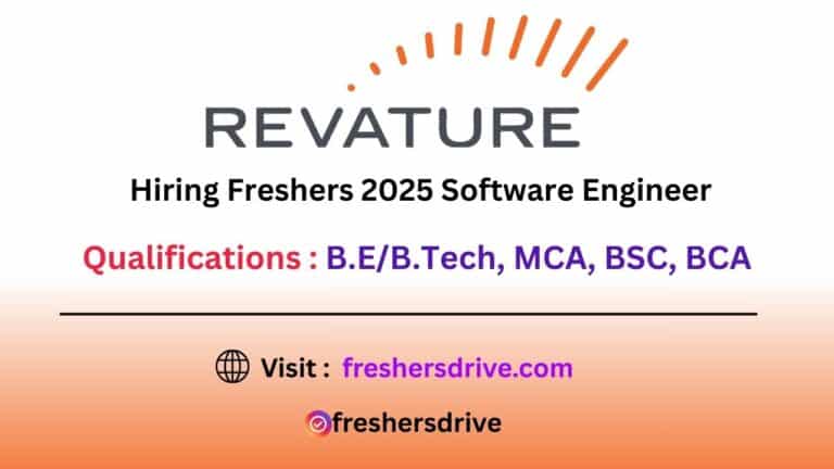 Revature Off Campus Drive 2025 – Software Engineer Trainee Jobs