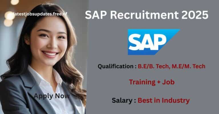 SAP Off Campus Drive 2025 for Developer Associate in Bangalore – Hiring Notification