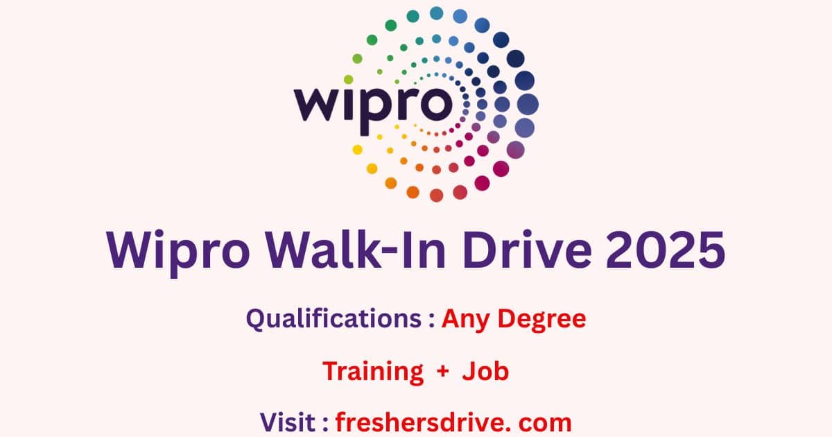 Wipro Walk-In Drive 2025 – Collection Associate Role in Pune