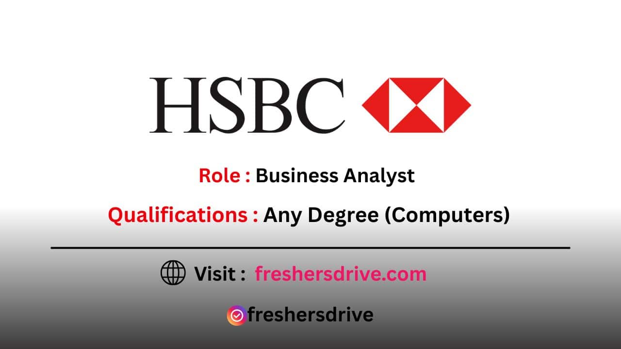 HSBC Recruitment Drive 2025 – Business Analyst Role in Pune