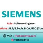 Siemens Recruitment Drive 2025 – Data Analyst Job Opening in Bangalore Office